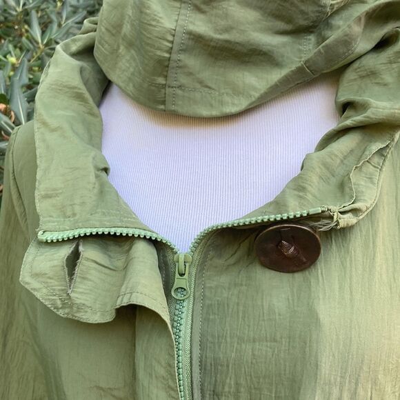 Dorman Babydoll Style Hooded Lightweight Zip Up Jacket Size Small - Picture 9 of 14